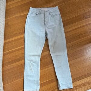 GRLFRND Light Blue Ankle & Cropped Jeans
